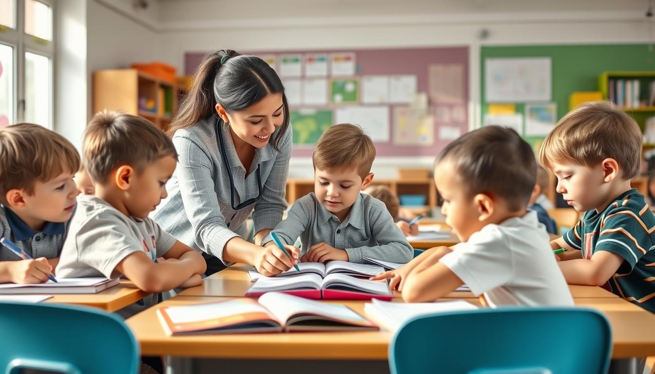 Students collaborating in study space