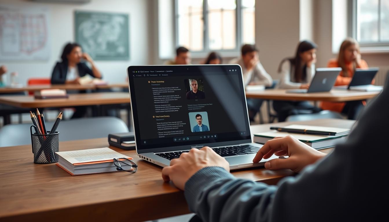 Digital learning platform with online study materials